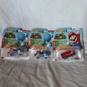 Super Mario Character Cars Set